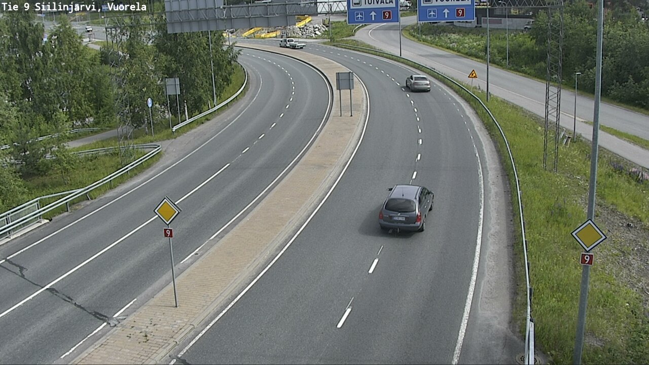 Weather Camera Image Road 9 Siilinjärvi, Vuorela, Siilinjärvi, Pohjois-Savo