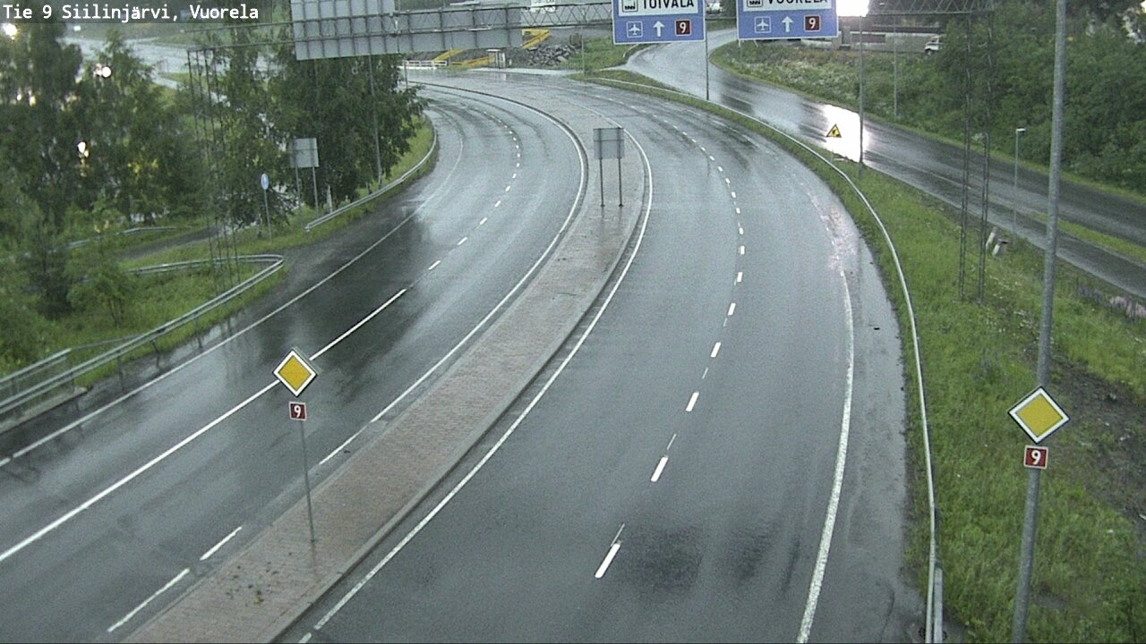Weather Camera Image Road 9 Siilinjärvi, Vuorela, Siilinjärvi, Pohjois-Savo