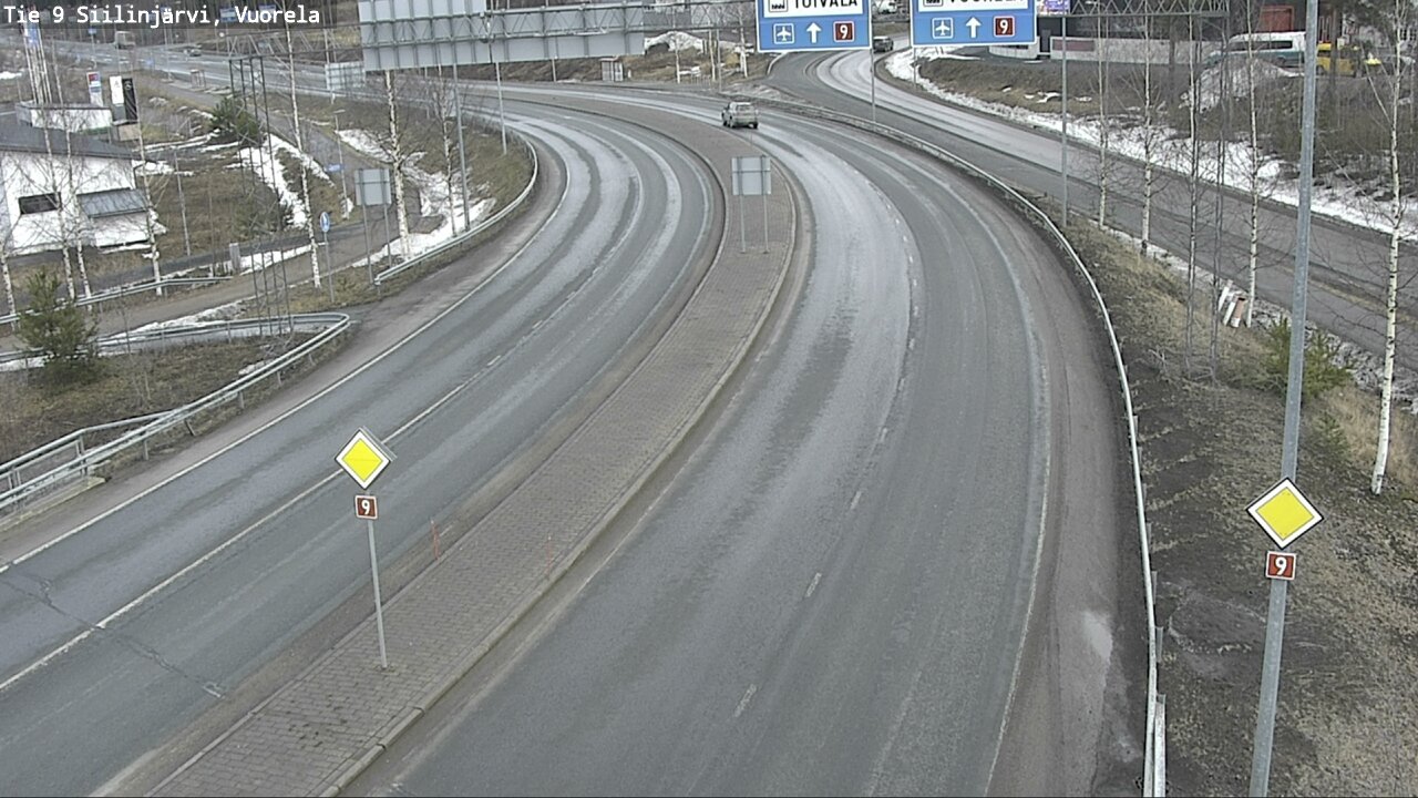 Weather Camera Image Road 9 Siilinjärvi, Vuorela, Siilinjärvi, Pohjois-Savo