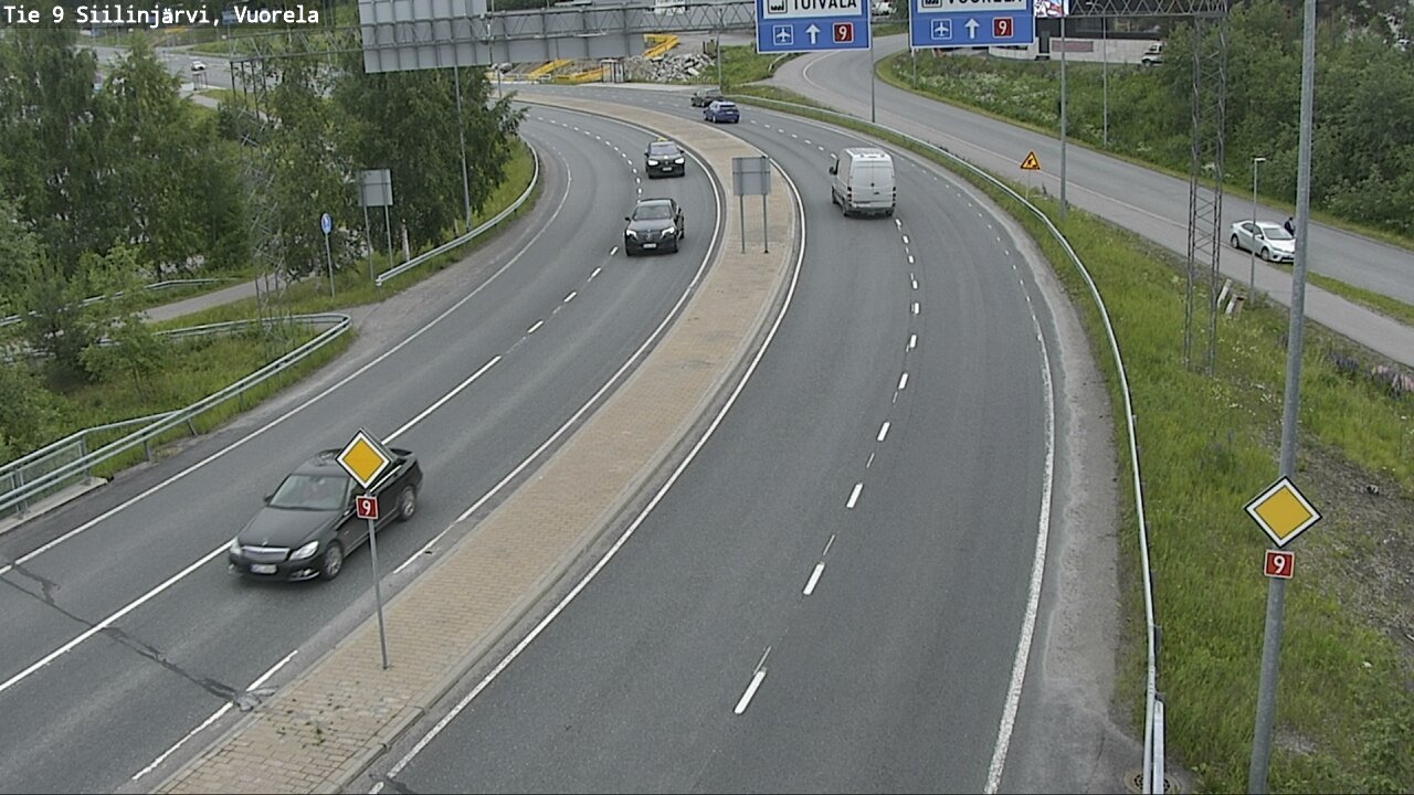 Weather Camera Image Road 9 Siilinjärvi, Vuorela, Siilinjärvi, Pohjois-Savo
