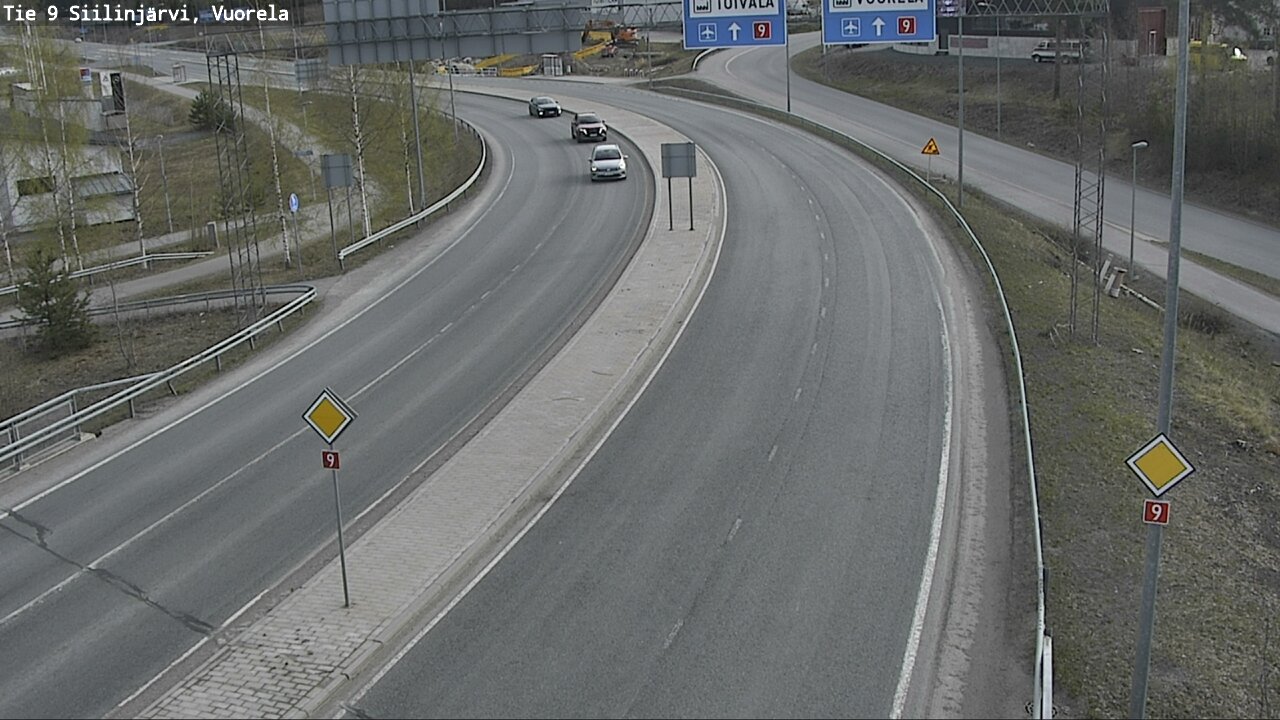 Weather Camera Image Road 9 Siilinjärvi, Vuorela, Siilinjärvi, Pohjois-Savo