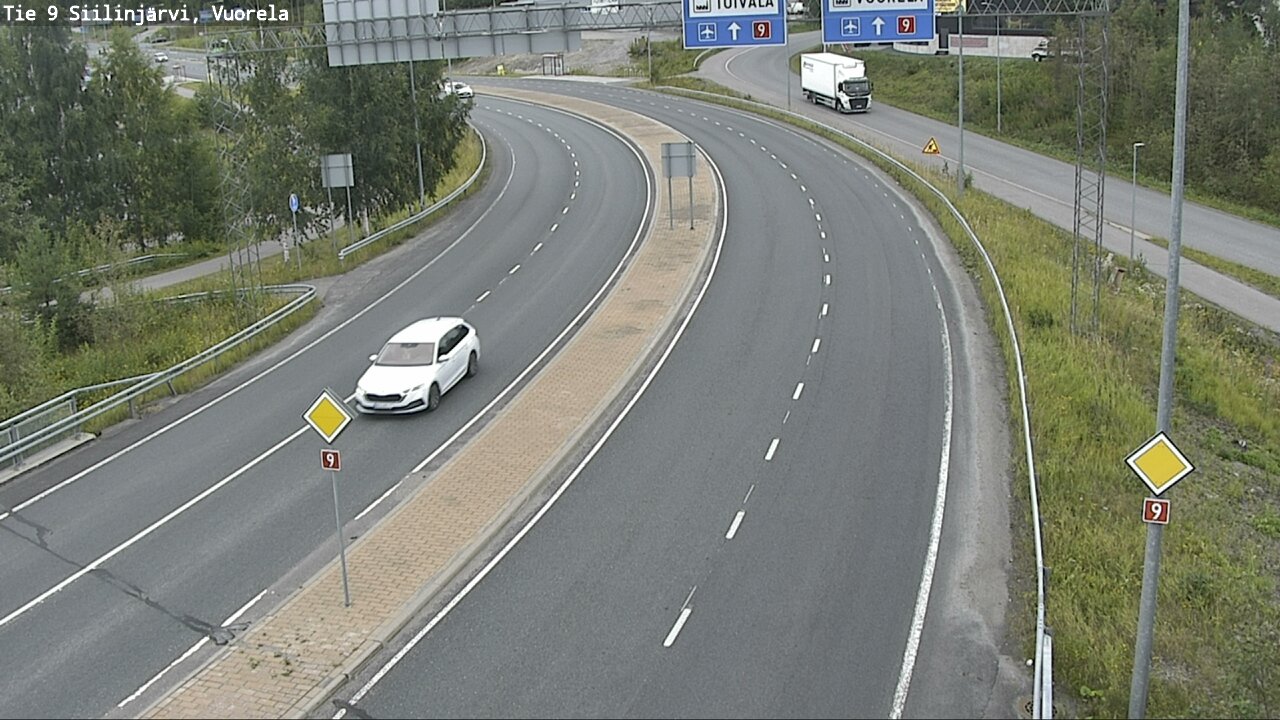 Weather Camera Image Road 9 Siilinjärvi, Vuorela, Siilinjärvi, Pohjois-Savo