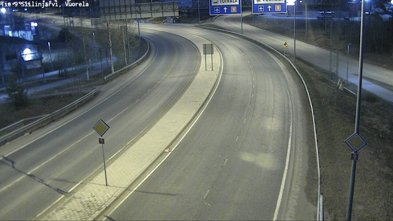 Weather Camera Image Road 9 Siilinjärvi, Vuorela, Siilinjärvi, Pohjois-Savo