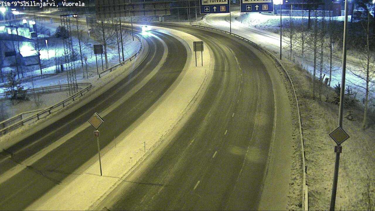 Weather Camera Image Väg 9 Siilinjärvi, Vuorela, Siilinjärvi, Pohjois-Savo