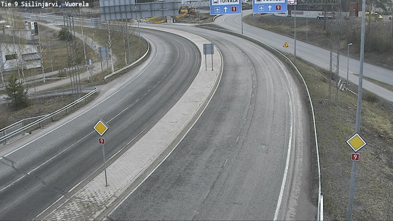 Weather Camera Image Väg 9 Siilinjärvi, Vuorela, Siilinjärvi, Pohjois-Savo