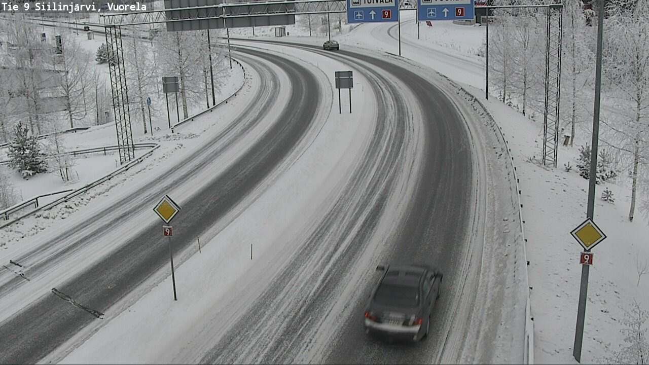 Weather Camera Image Road 9 Siilinjärvi, Vuorela, Siilinjärvi, Pohjois-Savo