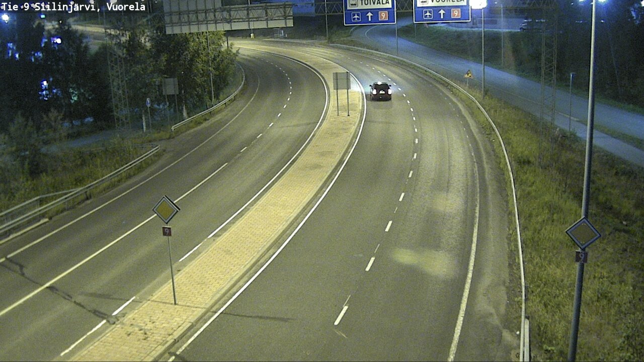 Weather Camera Image Väg 9 Siilinjärvi, Vuorela, Siilinjärvi, Pohjois-Savo