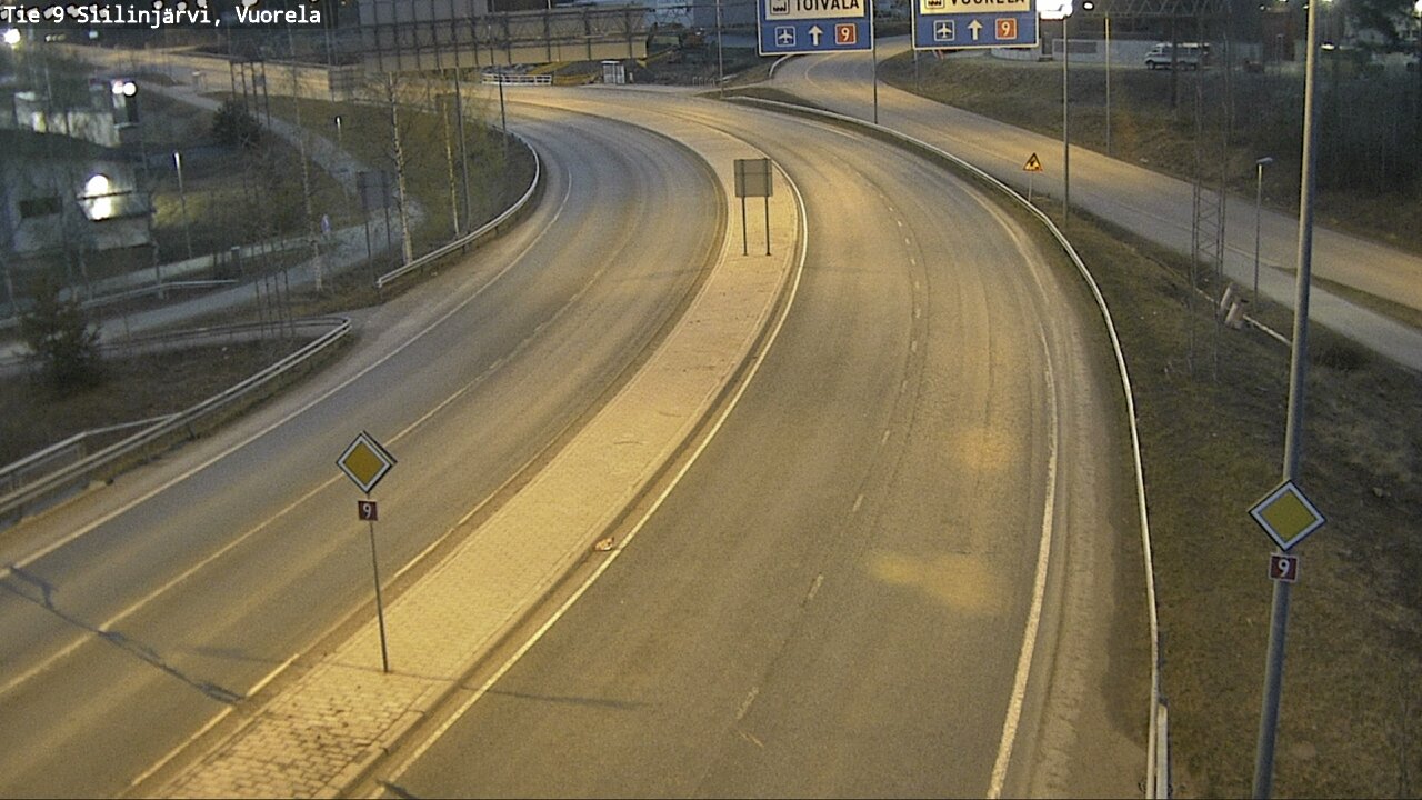 Weather Camera Image Road 9 Siilinjärvi, Vuorela, Siilinjärvi, Pohjois-Savo
