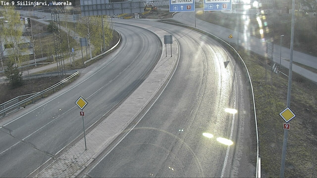 Weather Camera Image Road 9 Siilinjärvi, Vuorela, Siilinjärvi, Pohjois-Savo