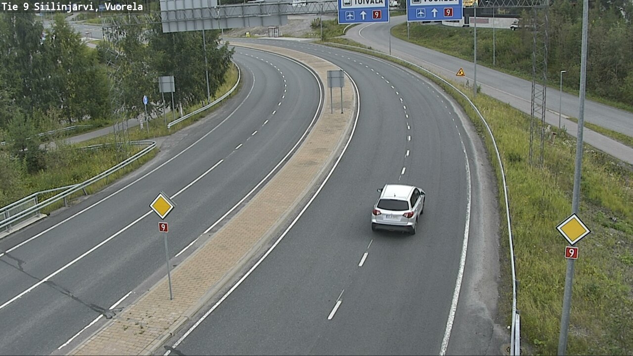 Weather Camera Image Road 9 Siilinjärvi, Vuorela, Siilinjärvi, Pohjois-Savo