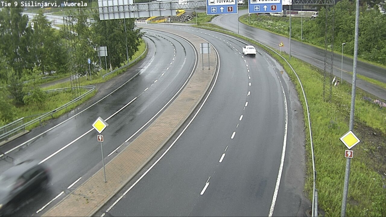 Weather Camera Image Road 9 Siilinjärvi, Vuorela, Siilinjärvi, Pohjois-Savo
