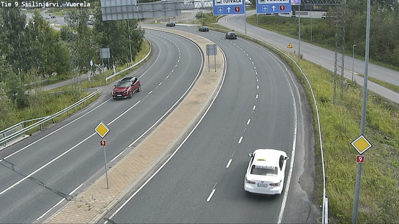 Weather Camera Image Väg 9 Siilinjärvi, Vuorela, Siilinjärvi, Pohjois-Savo
