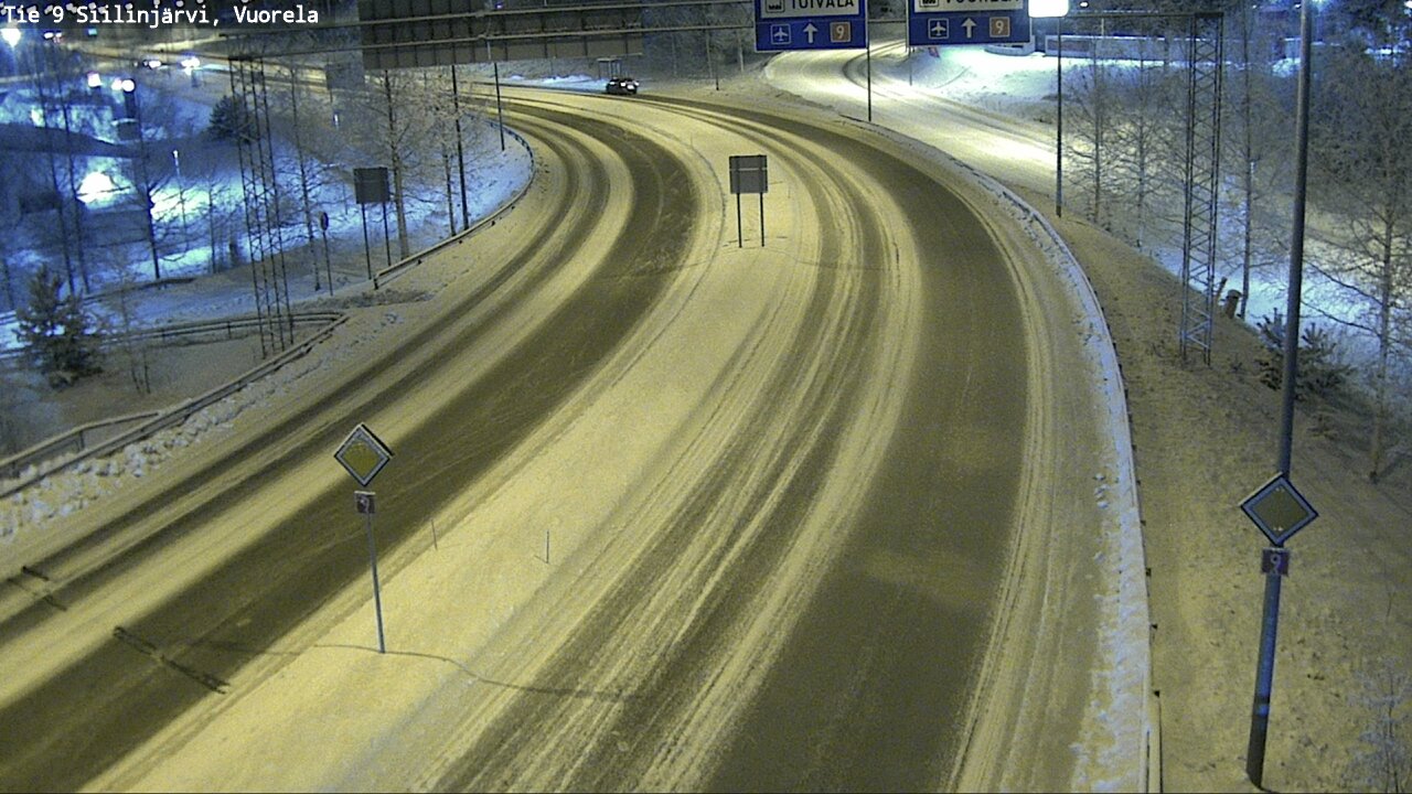 Weather Camera Image Väg 9 Siilinjärvi, Vuorela, Siilinjärvi, Pohjois-Savo