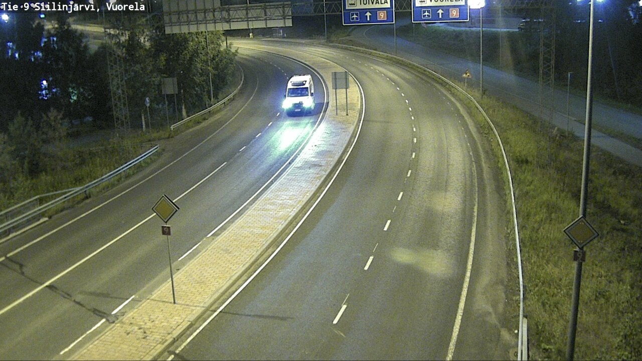 Weather Camera Image Väg 9 Siilinjärvi, Vuorela, Siilinjärvi, Pohjois-Savo