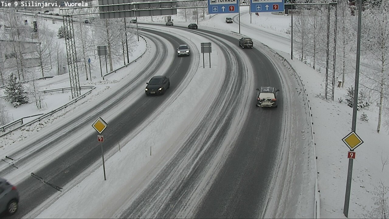 Weather Camera Image Väg 9 Siilinjärvi, Vuorela, Siilinjärvi, Pohjois-Savo