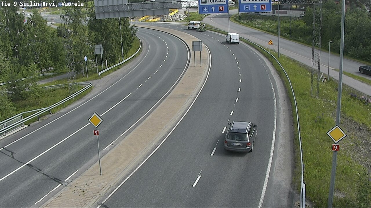 Weather Camera Image Road 9 Siilinjärvi, Vuorela, Siilinjärvi, Pohjois-Savo