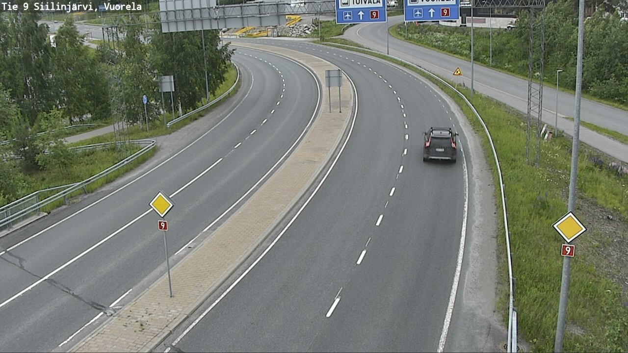 Weather Camera Image Road 9 Siilinjärvi, Vuorela, Siilinjärvi, Pohjois-Savo