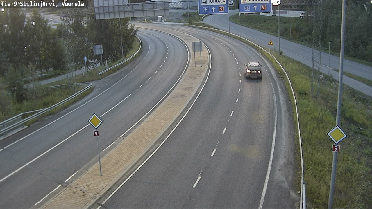 Weather Camera Image Väg 9 Siilinjärvi, Vuorela, Siilinjärvi, Pohjois-Savo