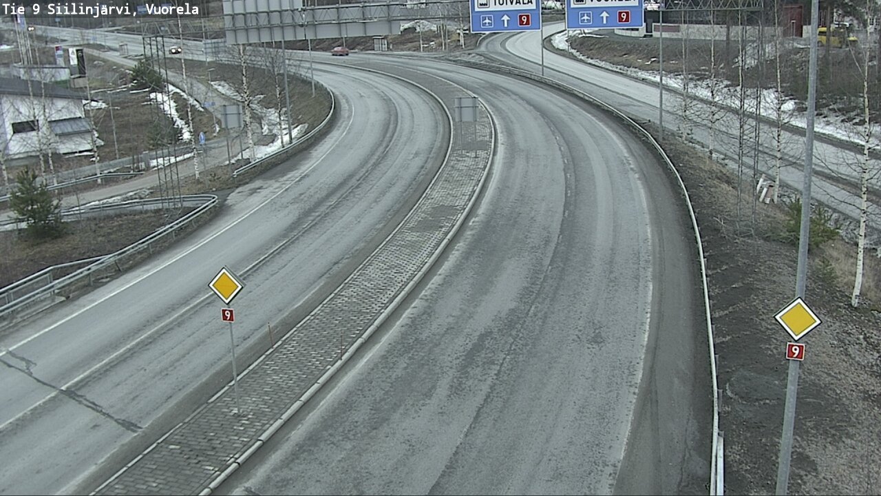 Weather Camera Image Väg 9 Siilinjärvi, Vuorela, Siilinjärvi, Pohjois-Savo
