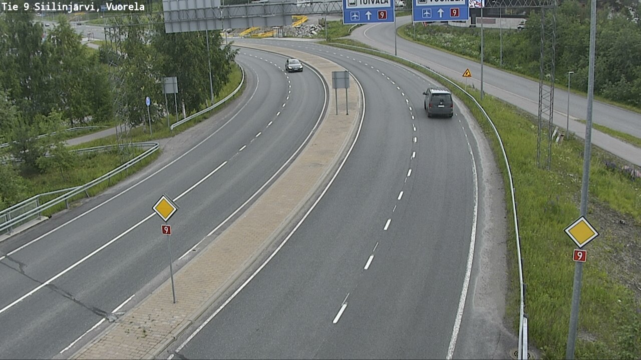 Weather Camera Image Road 9 Siilinjärvi, Vuorela, Siilinjärvi, Pohjois-Savo