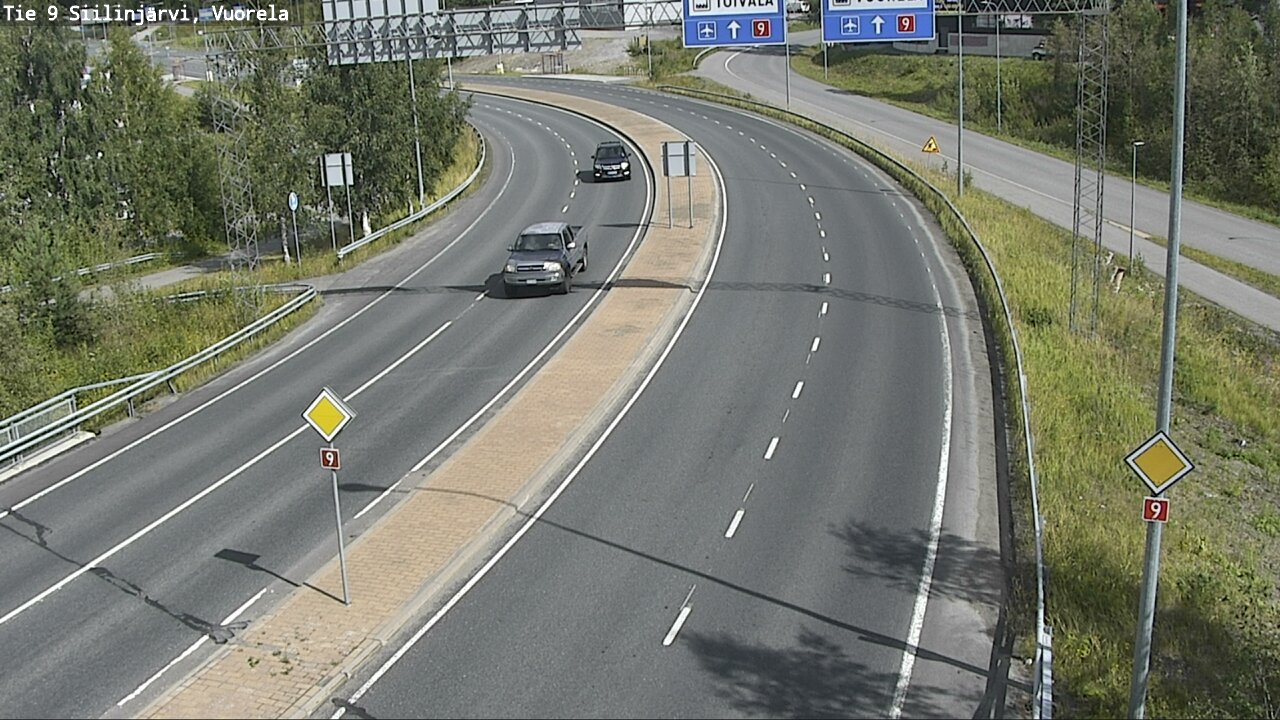 Weather Camera Image Väg 9 Siilinjärvi, Vuorela, Siilinjärvi, Pohjois-Savo