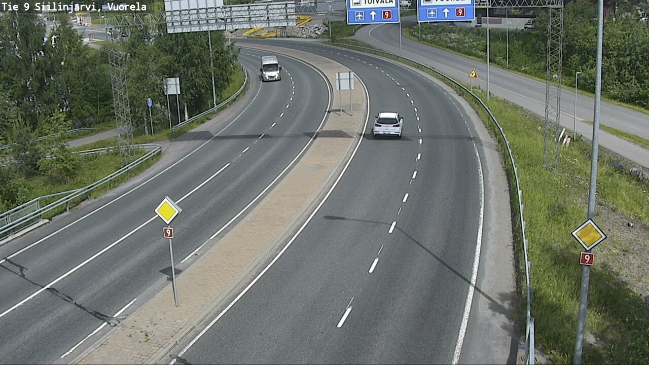 Weather Camera Image Road 9 Siilinjärvi, Vuorela, Siilinjärvi, Pohjois-Savo