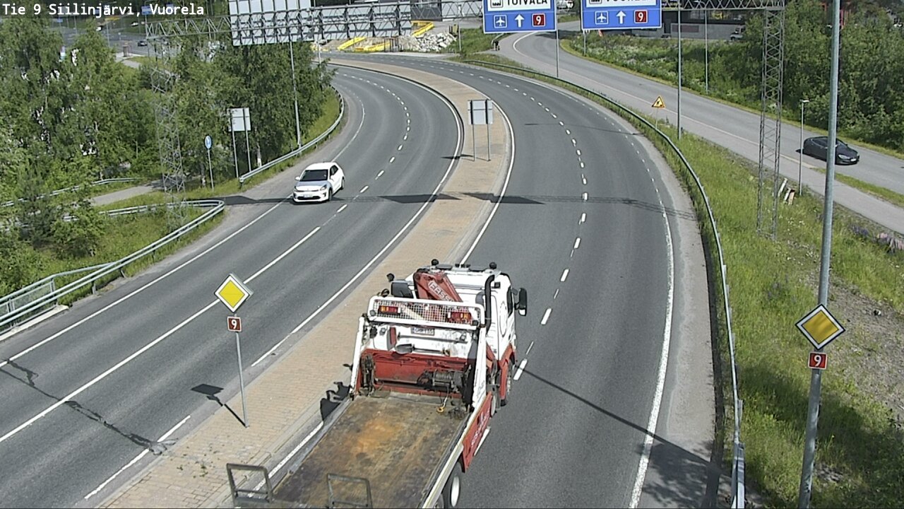 Weather Camera Image Road 9 Siilinjärvi, Vuorela, Siilinjärvi, Pohjois-Savo