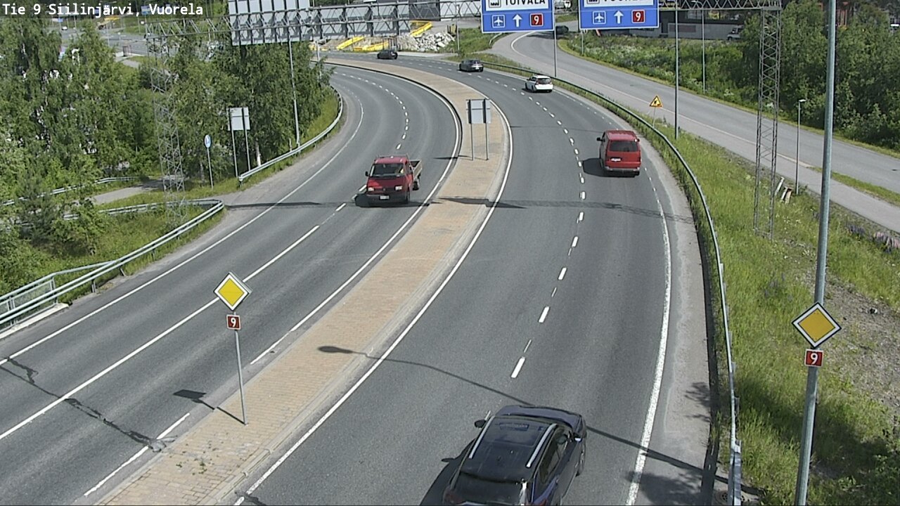 Weather Camera Image Road 9 Siilinjärvi, Vuorela, Siilinjärvi, Pohjois-Savo