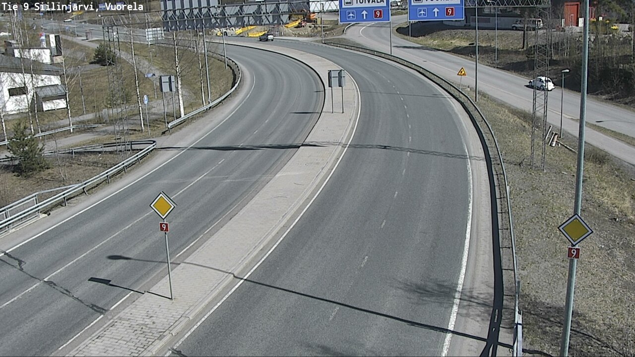 Weather Camera Image Väg 9 Siilinjärvi, Vuorela, Siilinjärvi, Pohjois-Savo