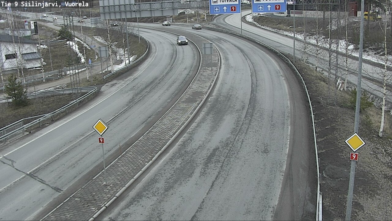 Weather Camera Image Väg 9 Siilinjärvi, Vuorela, Siilinjärvi, Pohjois-Savo