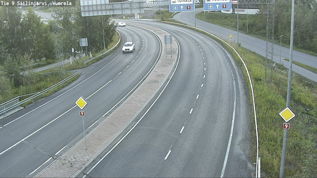 Weather Camera Image Väg 9 Siilinjärvi, Vuorela, Siilinjärvi, Pohjois-Savo