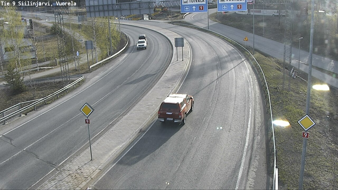Weather Camera Image Road 9 Siilinjärvi, Vuorela, Siilinjärvi, Pohjois-Savo