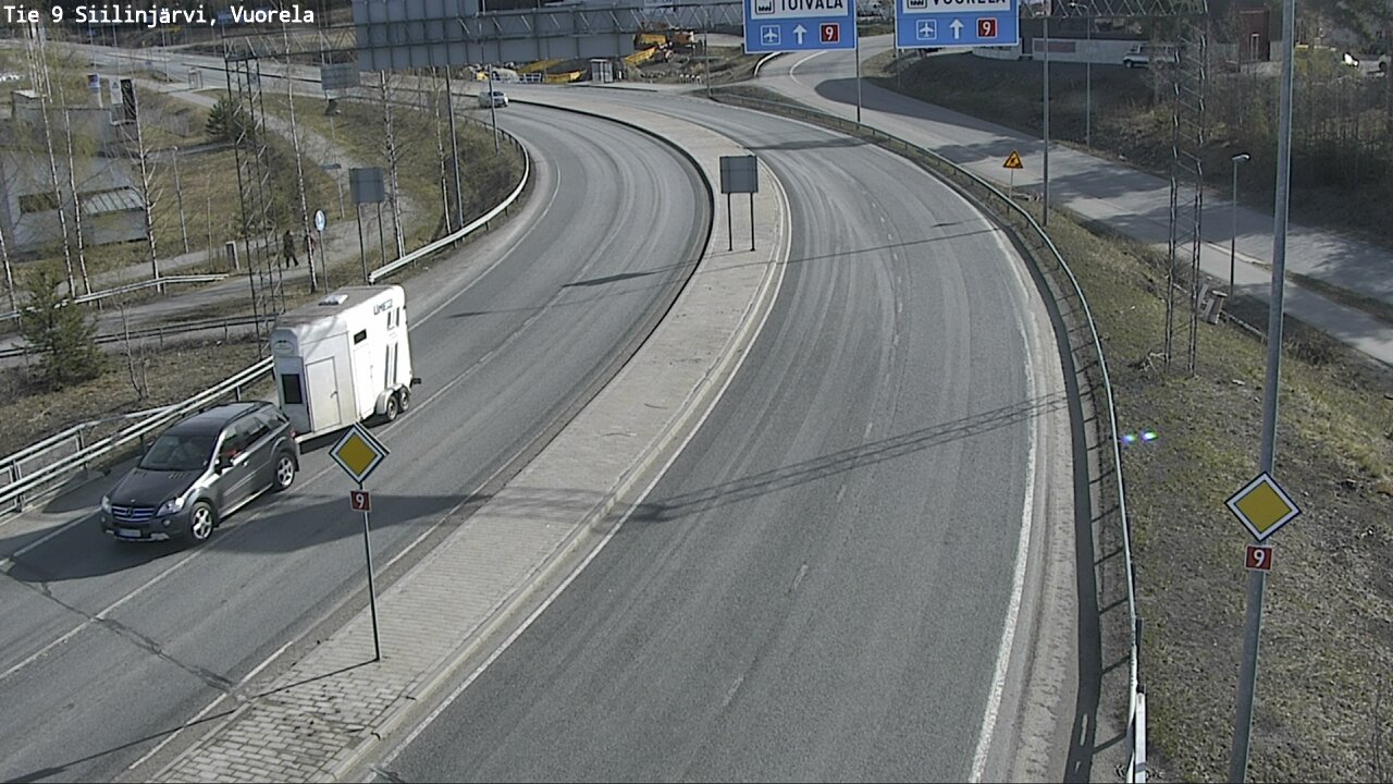 Weather Camera Image Väg 9 Siilinjärvi, Vuorela, Siilinjärvi, Pohjois-Savo