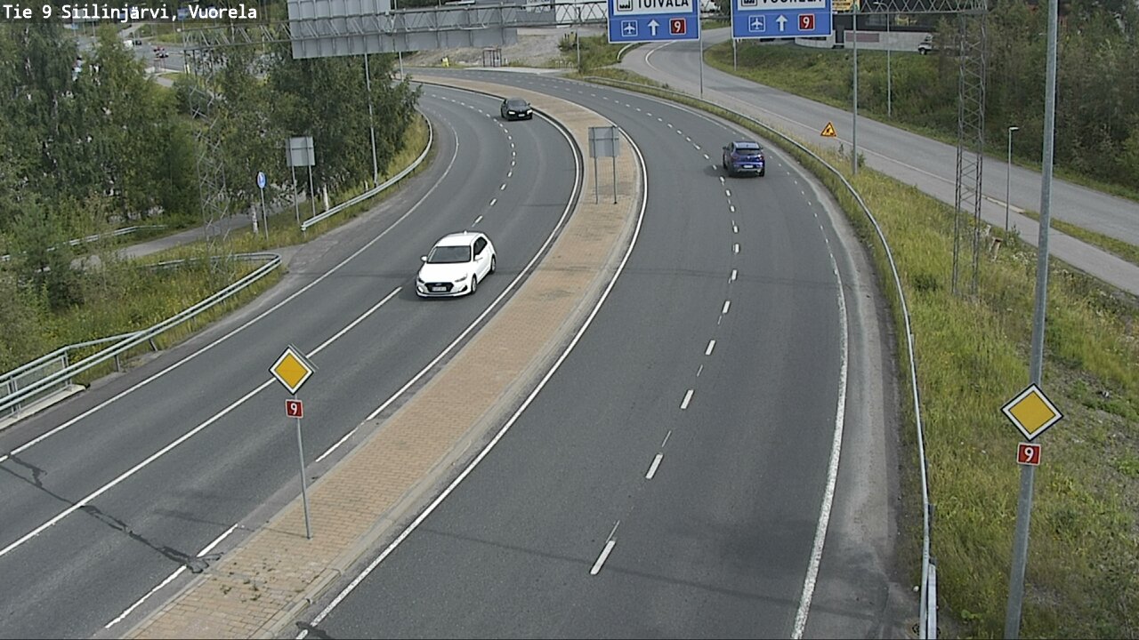 Weather Camera Image Road 9 Siilinjärvi, Vuorela, Siilinjärvi, Pohjois-Savo