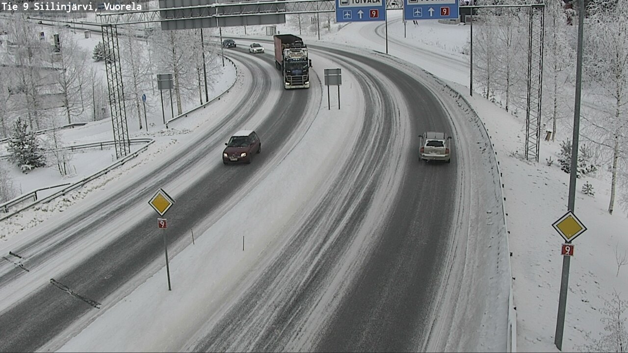 Weather Camera Image Road 9 Siilinjärvi, Vuorela, Siilinjärvi, Pohjois-Savo