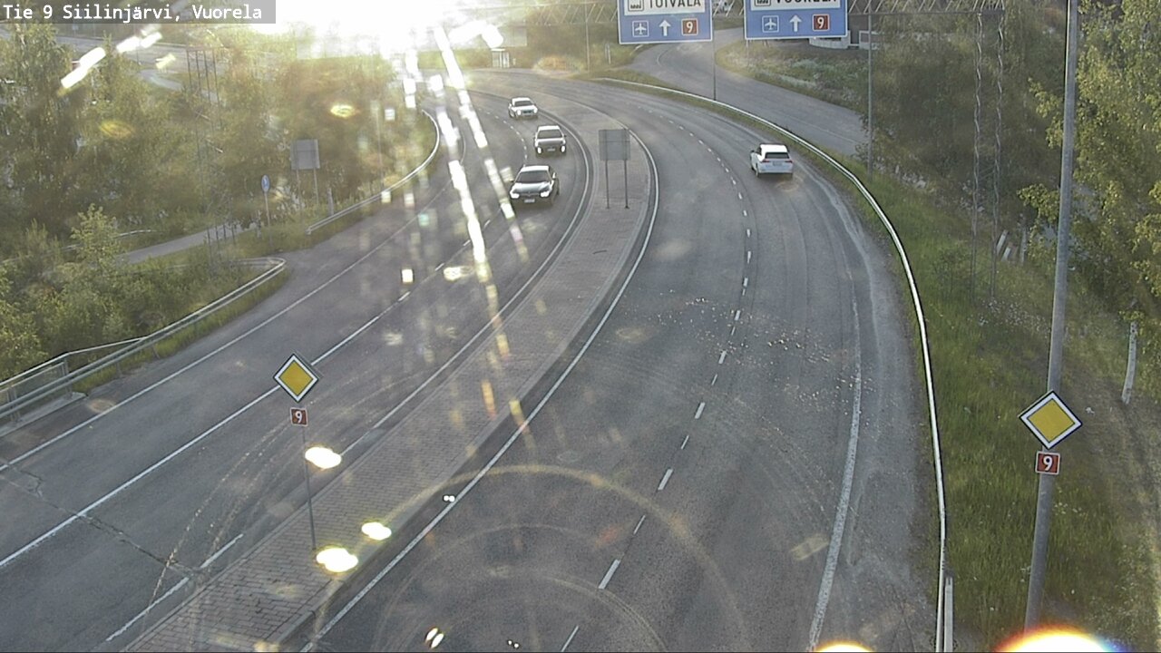 Weather Camera Image Road 9 Siilinjärvi, Vuorela, Siilinjärvi, Pohjois-Savo