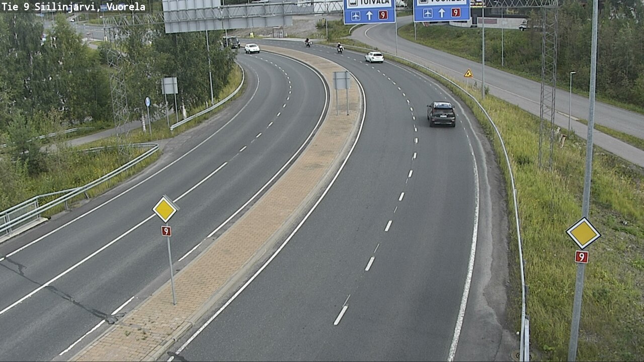Weather Camera Image Väg 9 Siilinjärvi, Vuorela, Siilinjärvi, Pohjois-Savo
