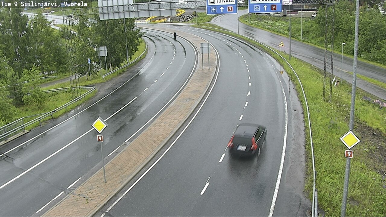 Weather Camera Image Road 9 Siilinjärvi, Vuorela, Siilinjärvi, Pohjois-Savo