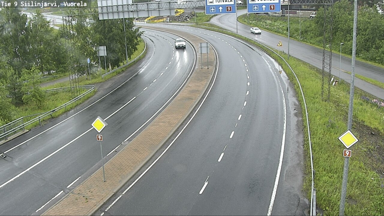 Weather Camera Image Väg 9 Siilinjärvi, Vuorela, Siilinjärvi, Pohjois-Savo