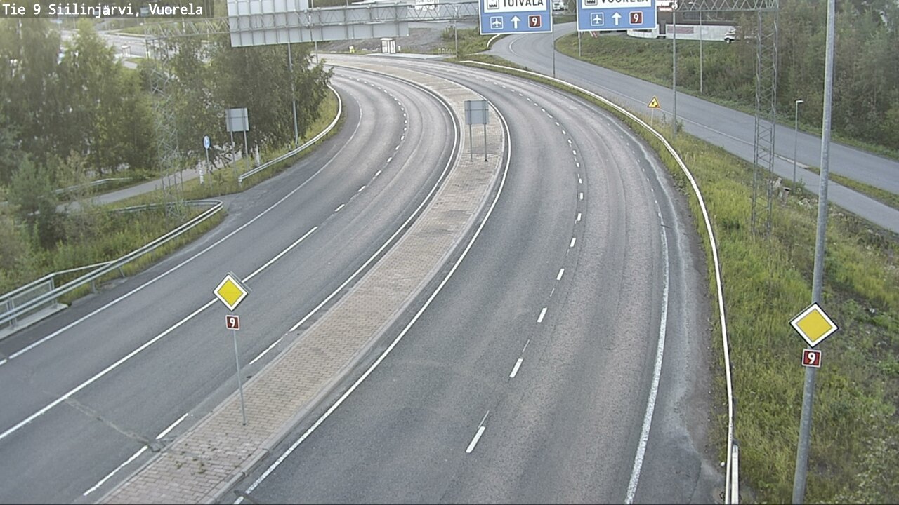 Weather Camera Image Väg 9 Siilinjärvi, Vuorela, Siilinjärvi, Pohjois-Savo