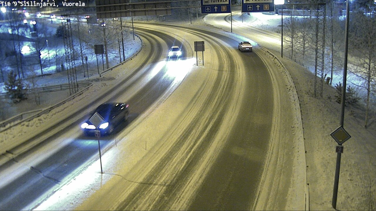 Weather Camera Image Väg 9 Siilinjärvi, Vuorela, Siilinjärvi, Pohjois-Savo