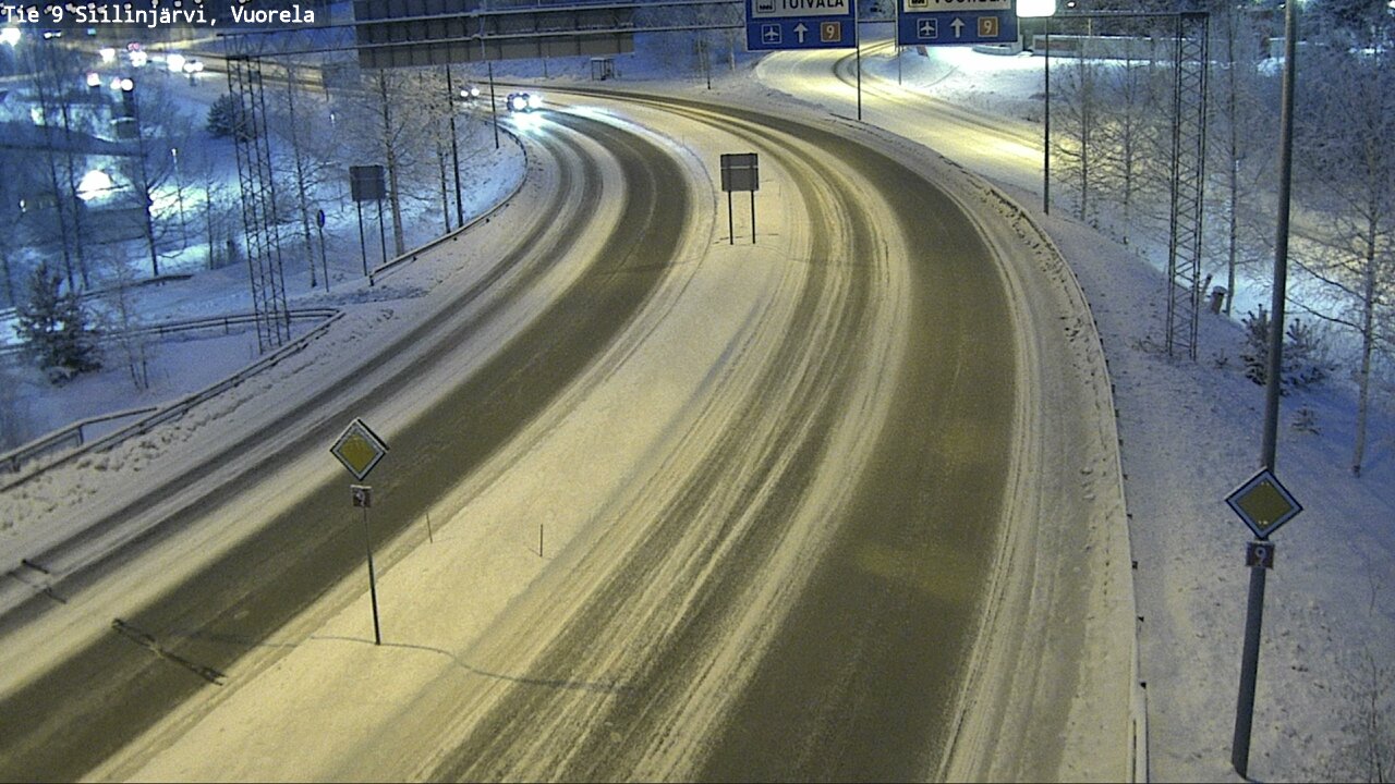 Weather Camera Image Väg 9 Siilinjärvi, Vuorela, Siilinjärvi, Pohjois-Savo