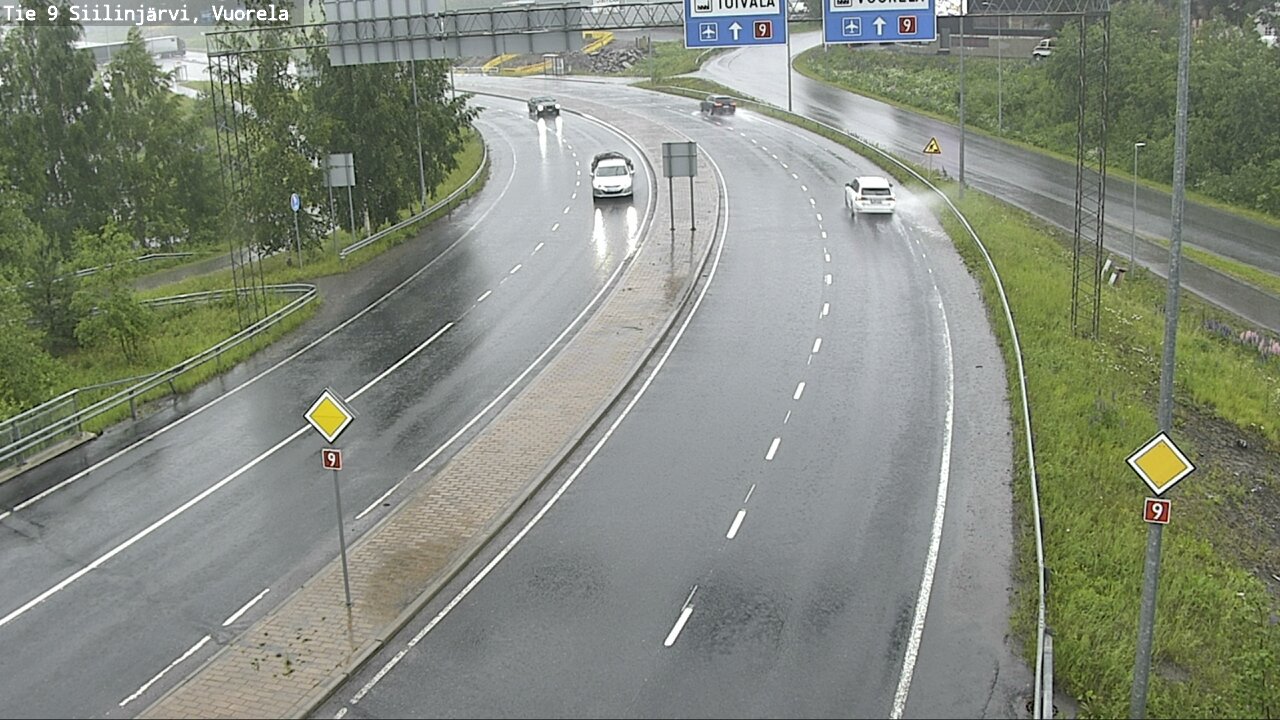 Weather Camera Image Väg 9 Siilinjärvi, Vuorela, Siilinjärvi, Pohjois-Savo