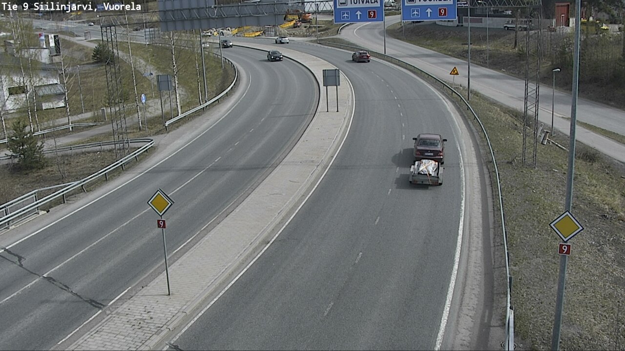 Weather Camera Image Road 9 Siilinjärvi, Vuorela, Siilinjärvi, Pohjois-Savo
