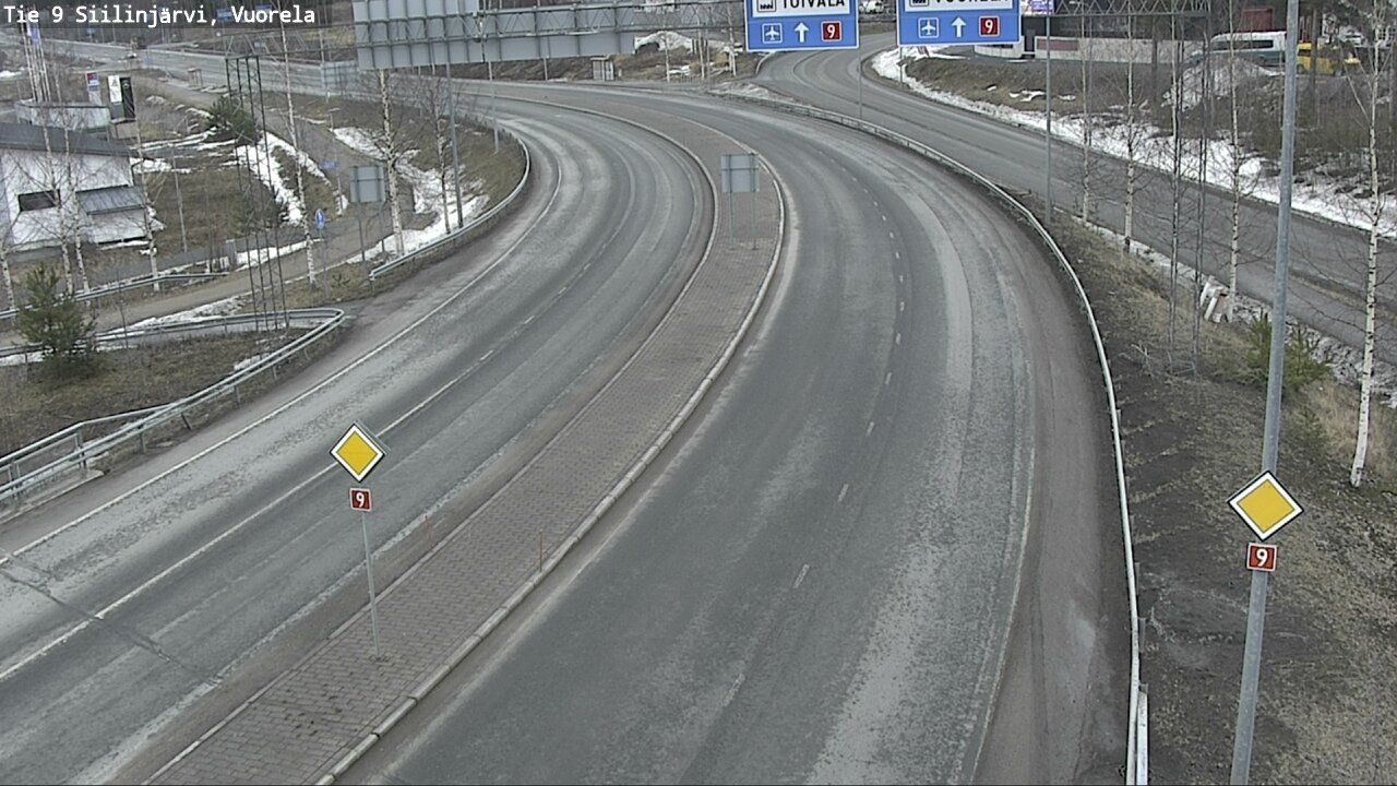 Weather Camera Image Road 9 Siilinjärvi, Vuorela, Siilinjärvi, Pohjois-Savo