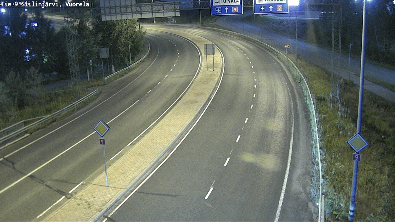Weather Camera Image Väg 9 Siilinjärvi, Vuorela, Siilinjärvi, Pohjois-Savo