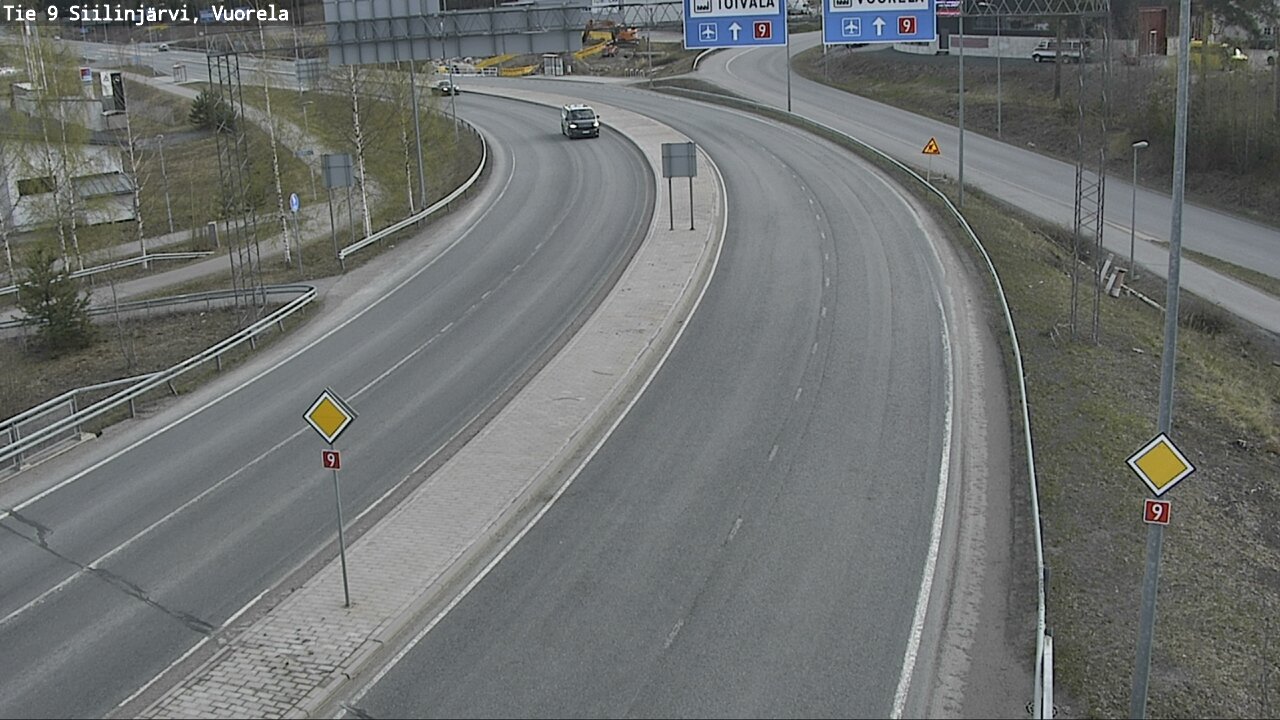 Weather Camera Image Road 9 Siilinjärvi, Vuorela, Siilinjärvi, Pohjois-Savo