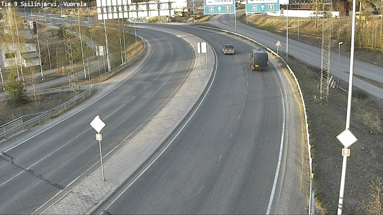 Weather Camera Image Väg 9 Siilinjärvi, Vuorela, Siilinjärvi, Pohjois-Savo