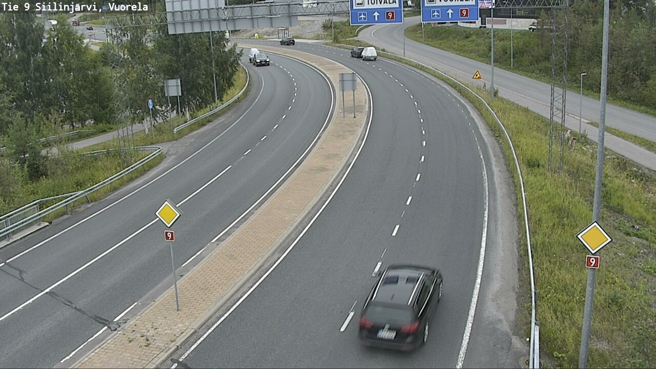 Weather Camera Image Road 9 Siilinjärvi, Vuorela, Siilinjärvi, Pohjois-Savo