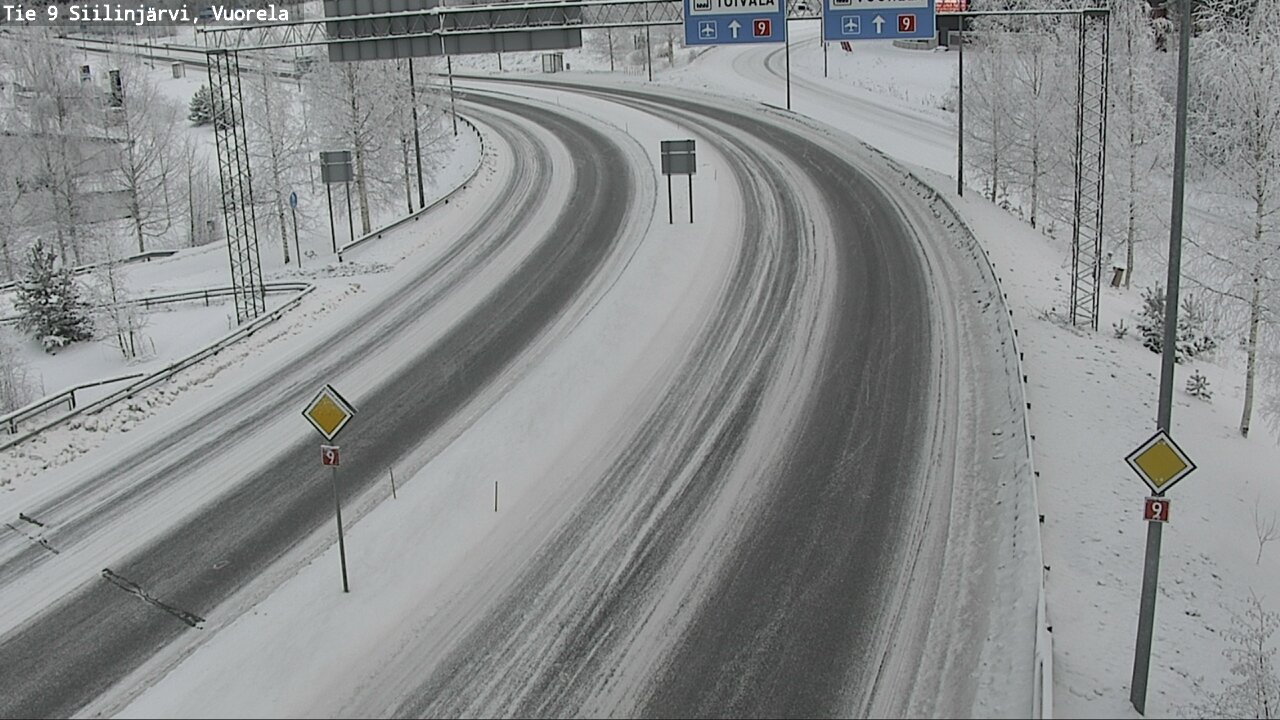Weather Camera Image Road 9 Siilinjärvi, Vuorela, Siilinjärvi, Pohjois-Savo
